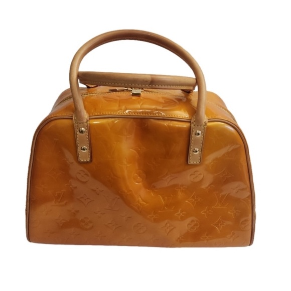 LV Vernis Tompkins Square Yellow / Calfskin Bag LOUIS VUITTON - Picture 3 of 15